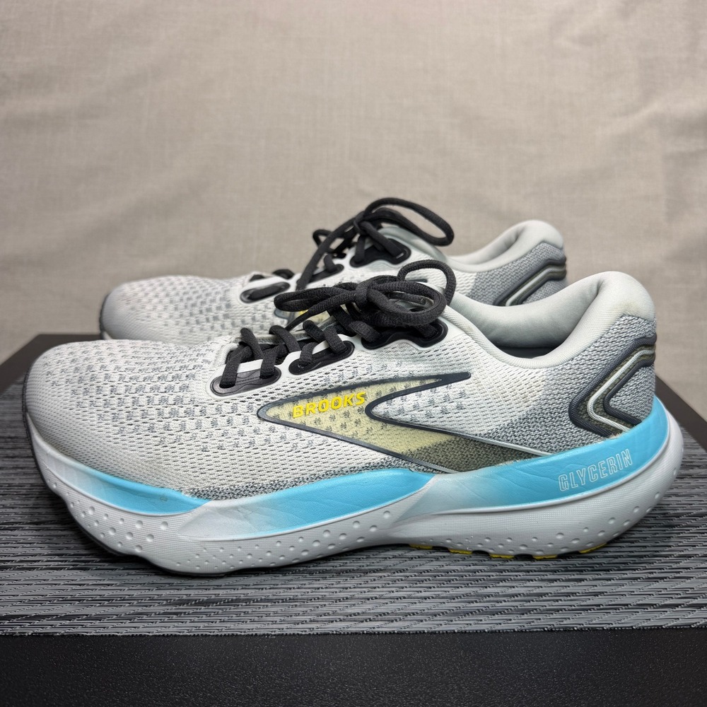 Brooks Glycerin 21 Running Shoes - Mens 9 Wide - Gray Blue 1104192E184 Running
